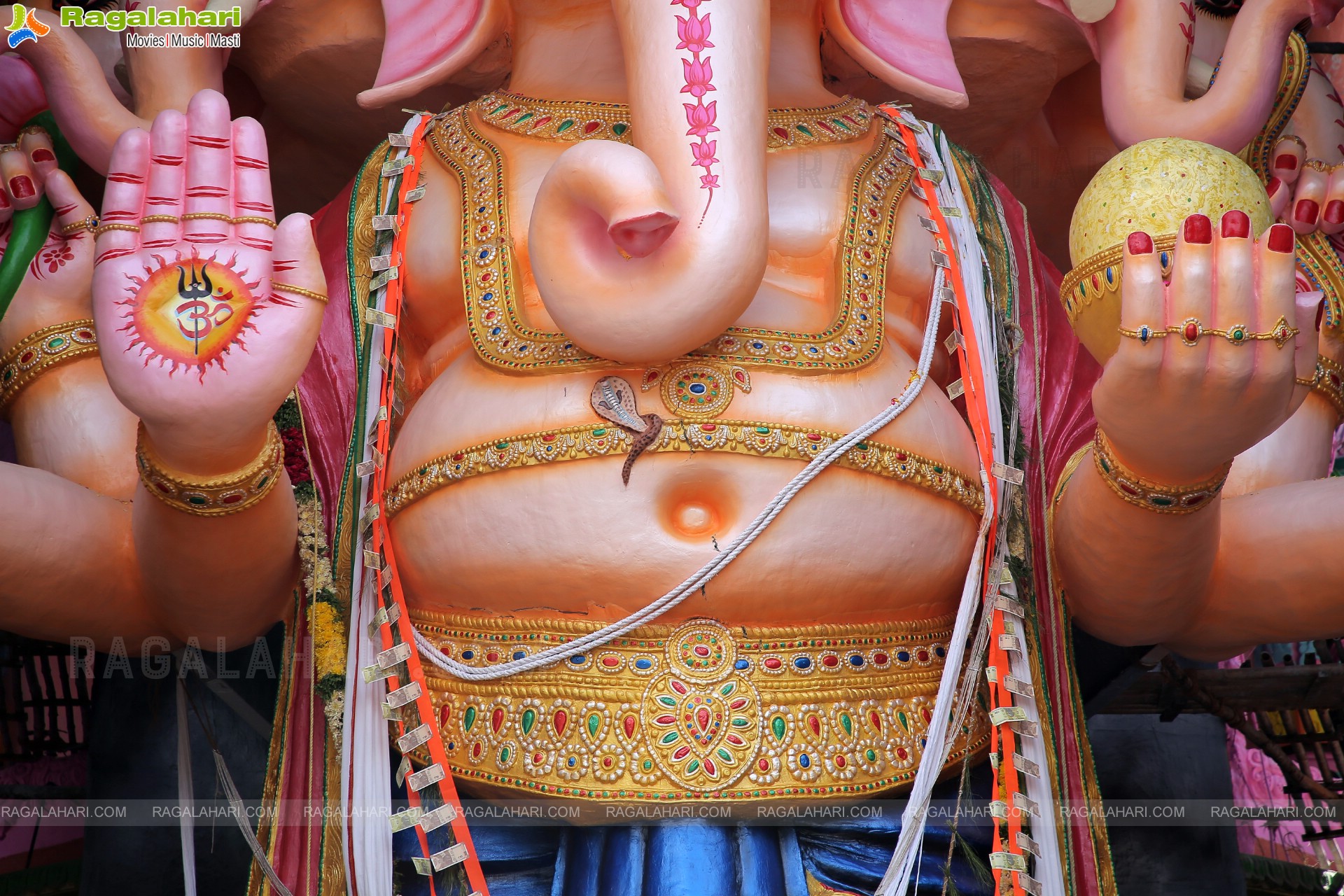 Khairatabad Ganesh 2022 as Shri Panchamukha Mahalakshmi Ganapati - The 50-Feet Tall Idol Made From Clay