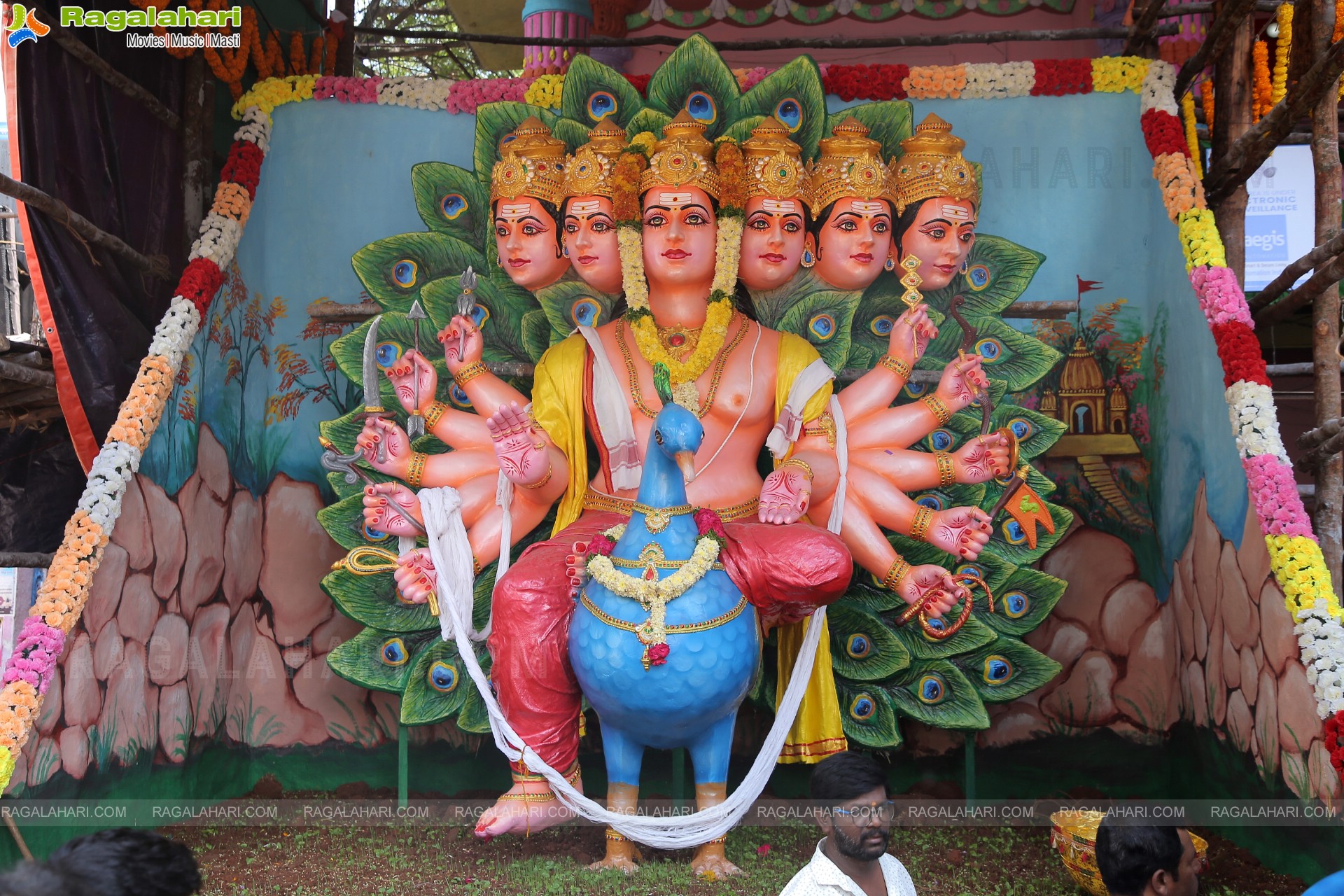 Khairatabad Ganesh 2022 as Shri Panchamukha Mahalakshmi Ganapati - The 50-Feet Tall Idol Made From Clay