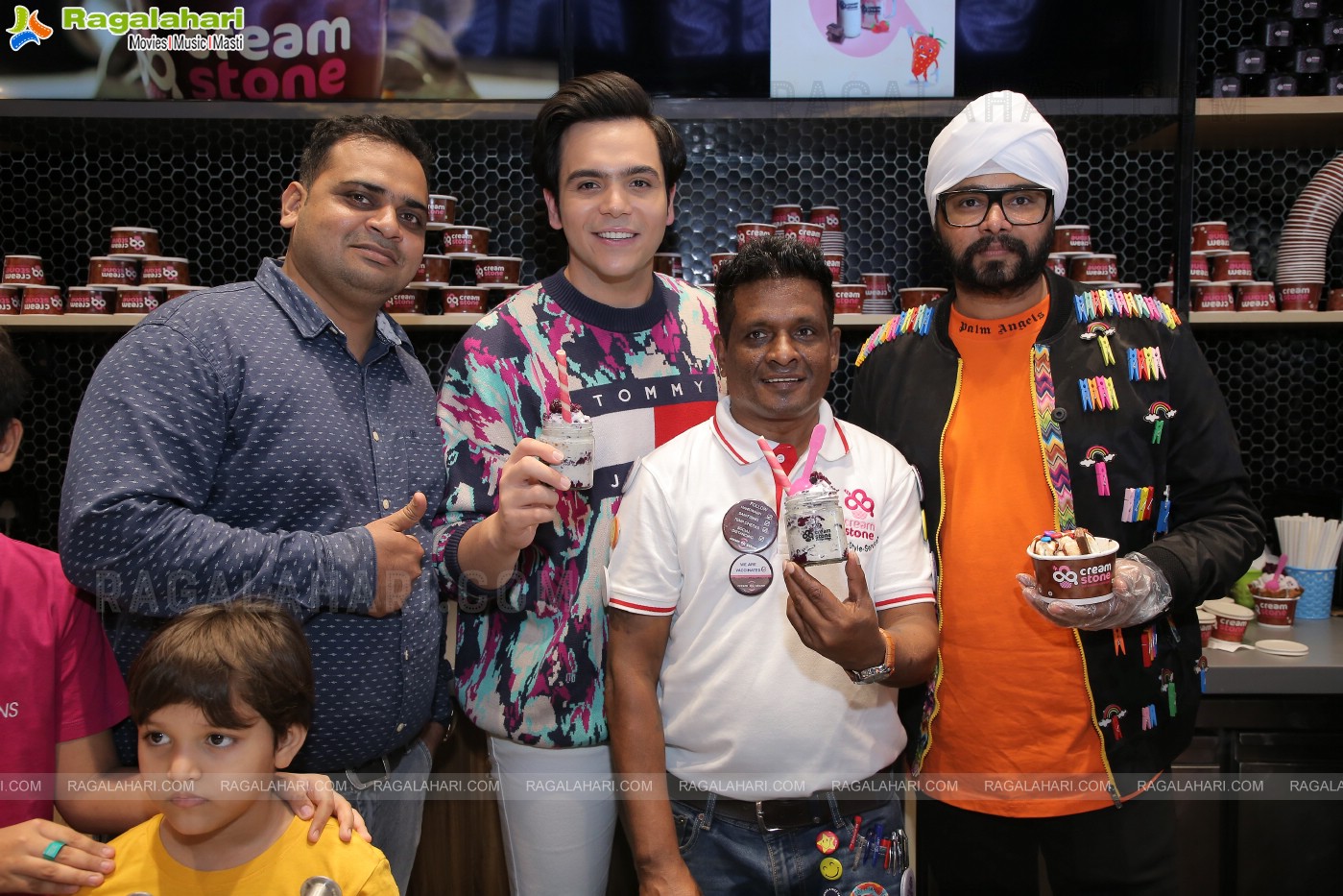 Actor Raj Anadkat & Ramji Gulati at Creamstone Icecream New Flavors Launch