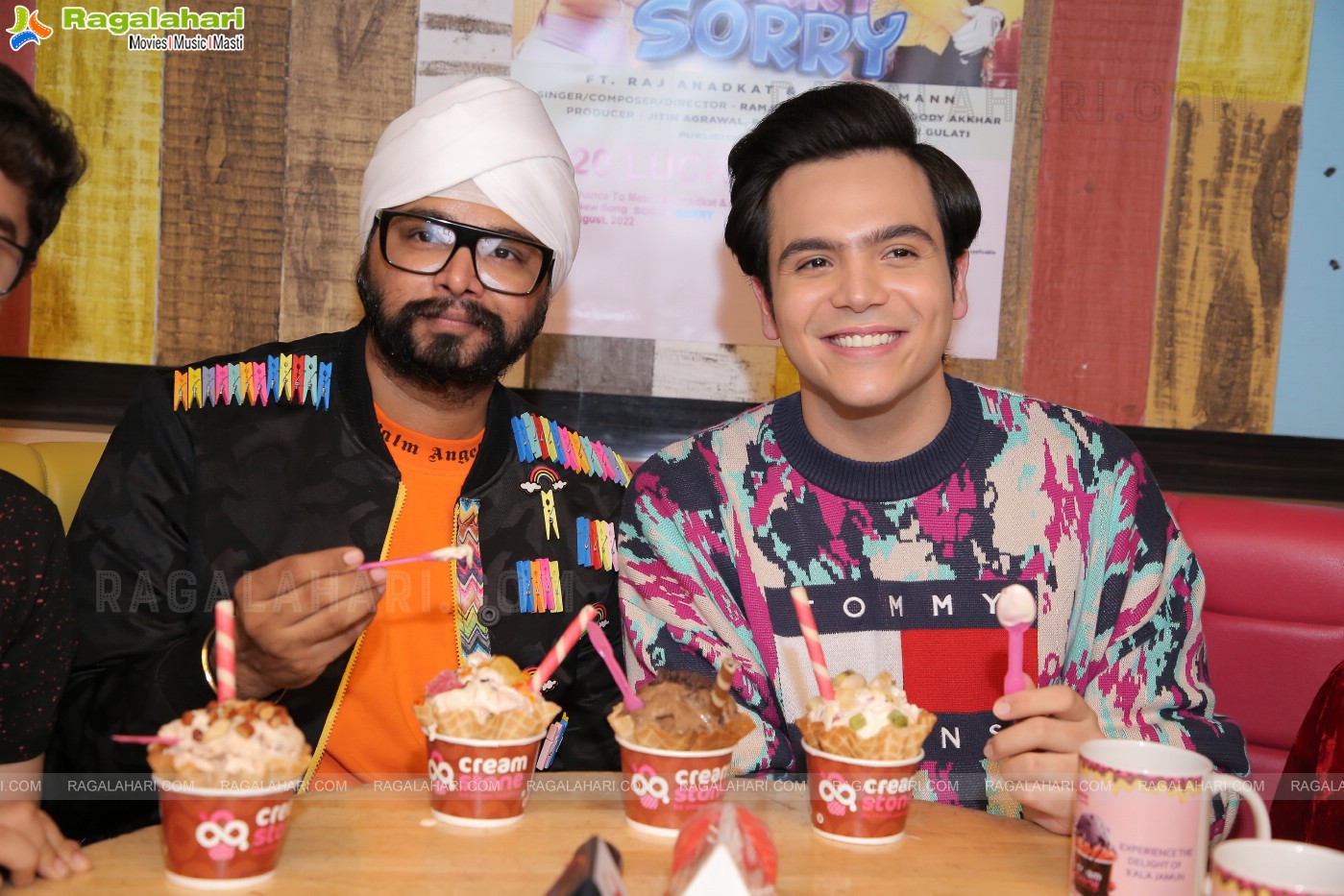 Actor Raj Anadkat & Ramji Gulati at Creamstone Icecream New Flavors Launch