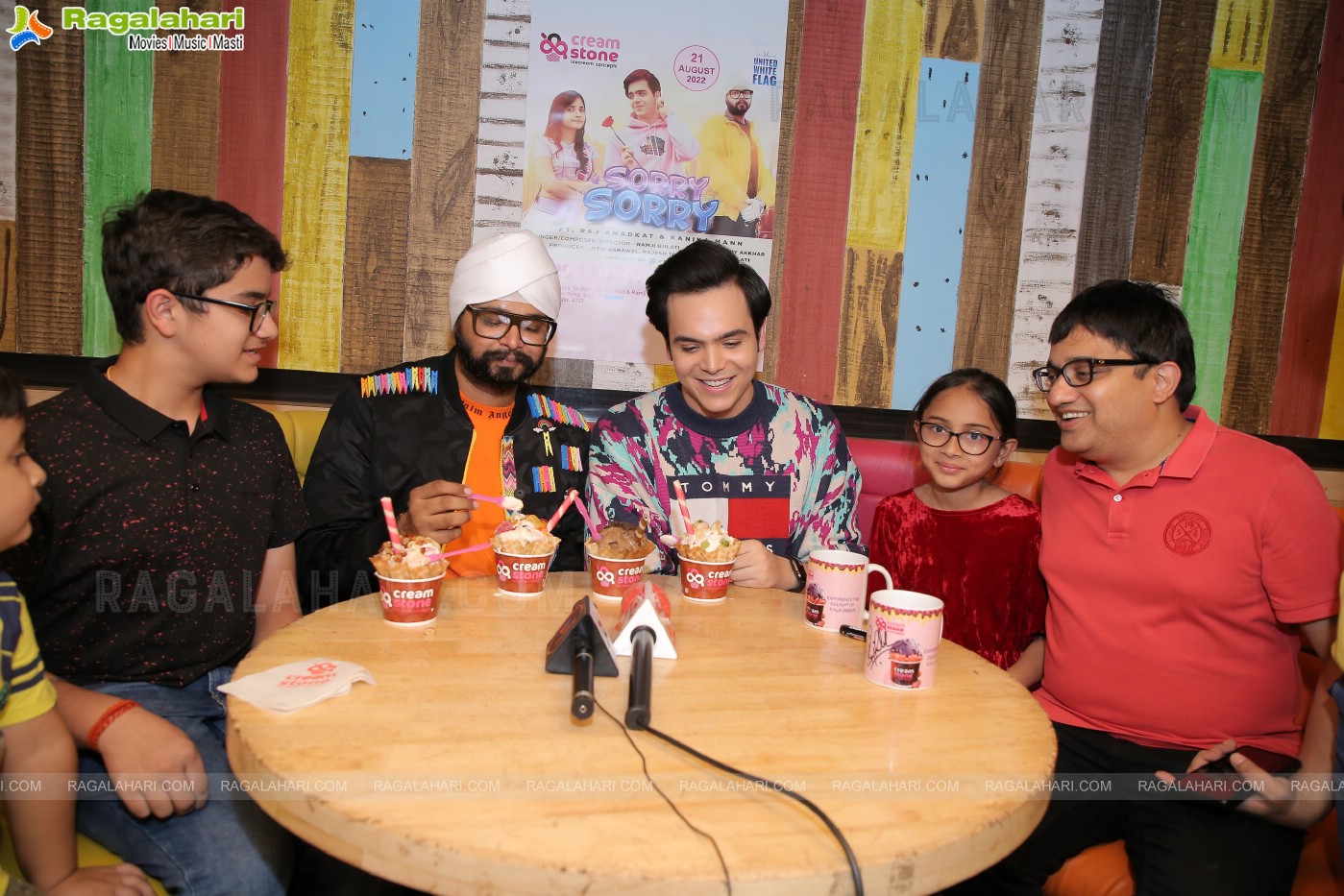 Actor Raj Anadkat & Ramji Gulati at Creamstone Icecream New Flavors Launch