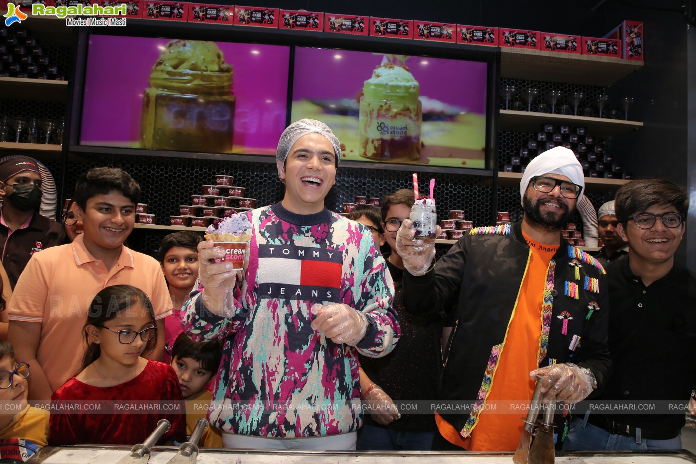 Actor Raj Anadkat & Ramji Gulati at Creamstone Icecream New Flavors Launch