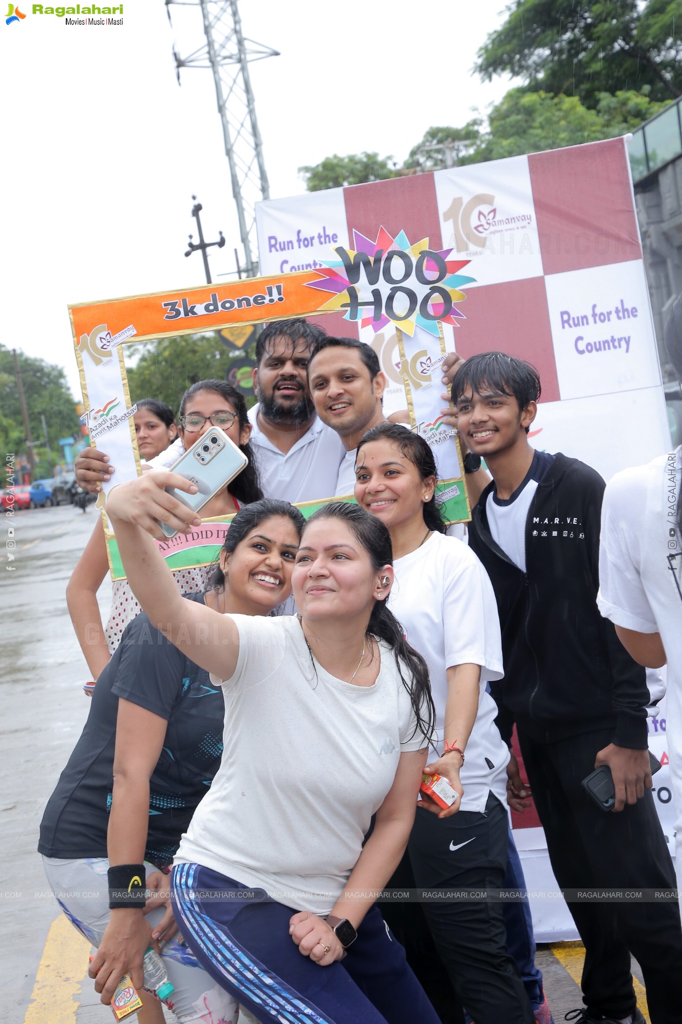 Samanvay 3K Run at Thrill City, Necklace Road Hyderabad