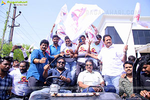 Bhola Shankar Movie Team Rally, Hyderabad
