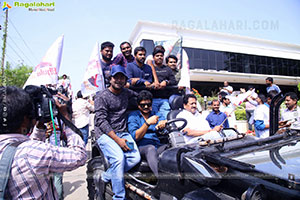 Bhola Shankar Movie Team Rally, Hyderabad