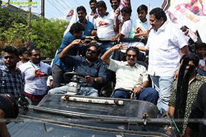 Bhola Shankar Movie Team Rally, Hyderabad