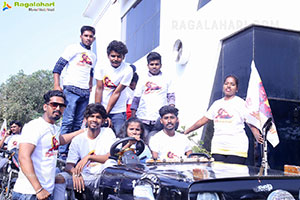 Bhola Shankar Movie Team Rally, Hyderabad