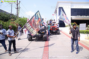 Bhola Shankar Movie Team Rally, Hyderabad