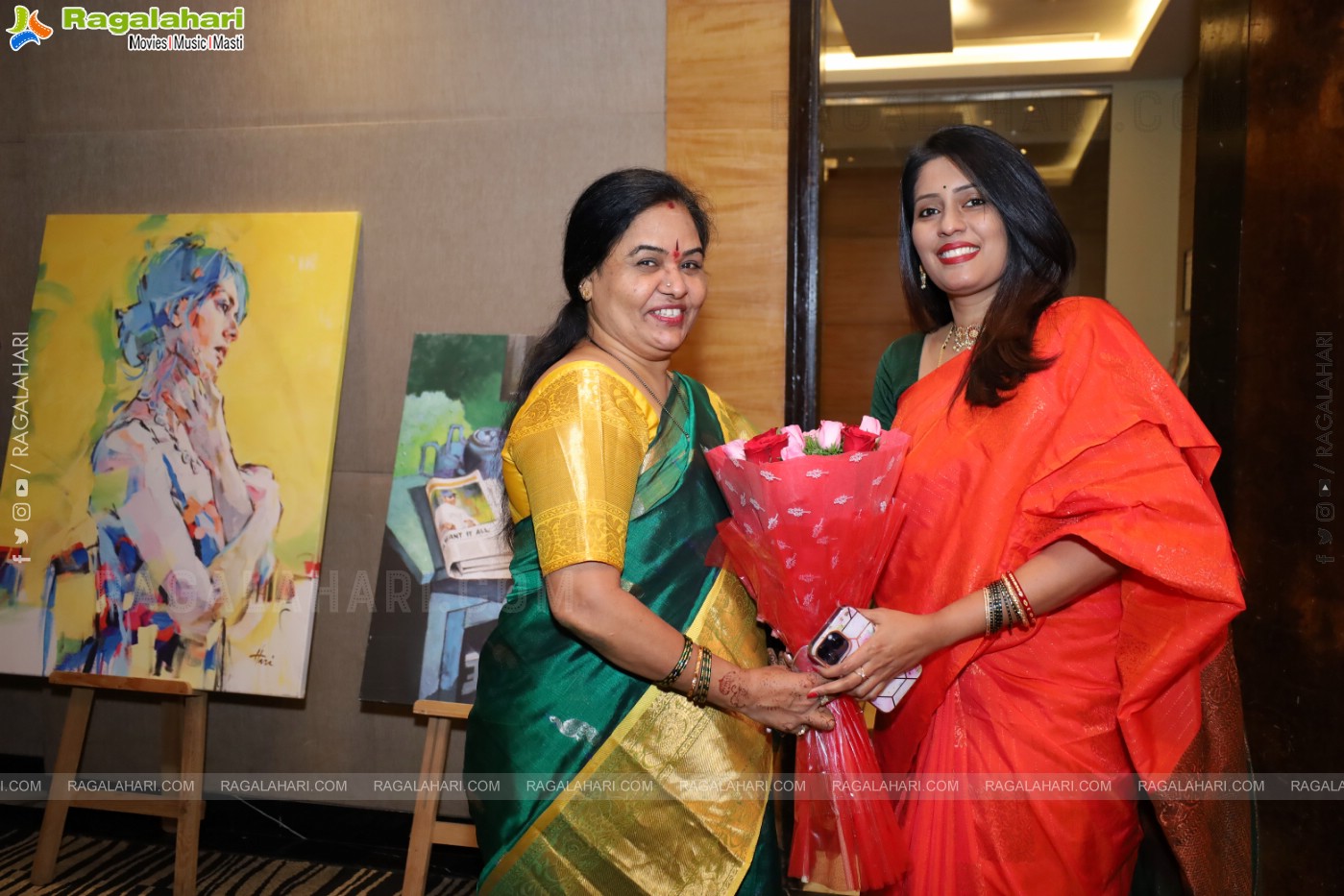 Inauguration of Charity Art Show Event at Taj Vivanta, Hyderabad