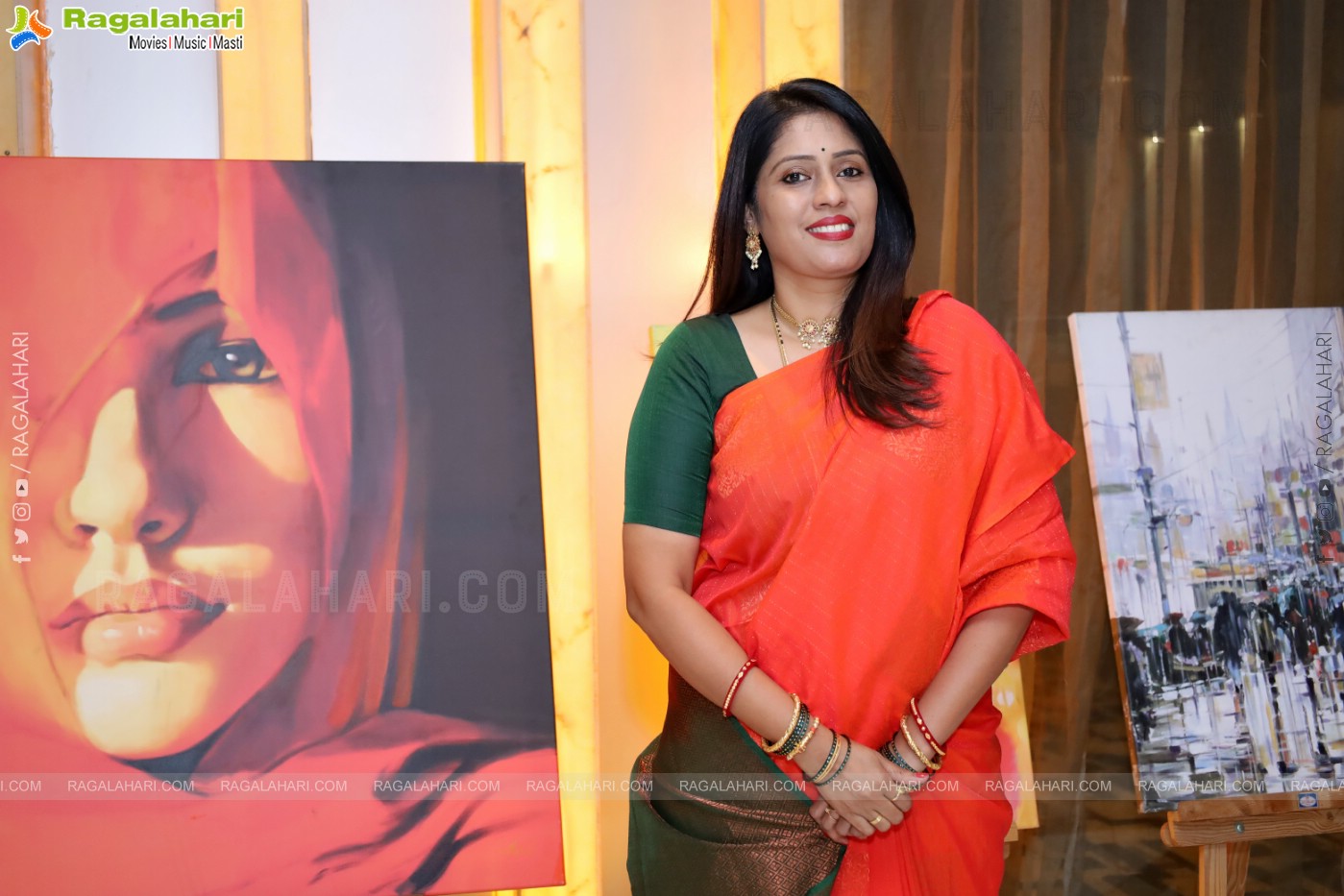 Inauguration of Charity Art Show Event at Taj Vivanta, Hyderabad