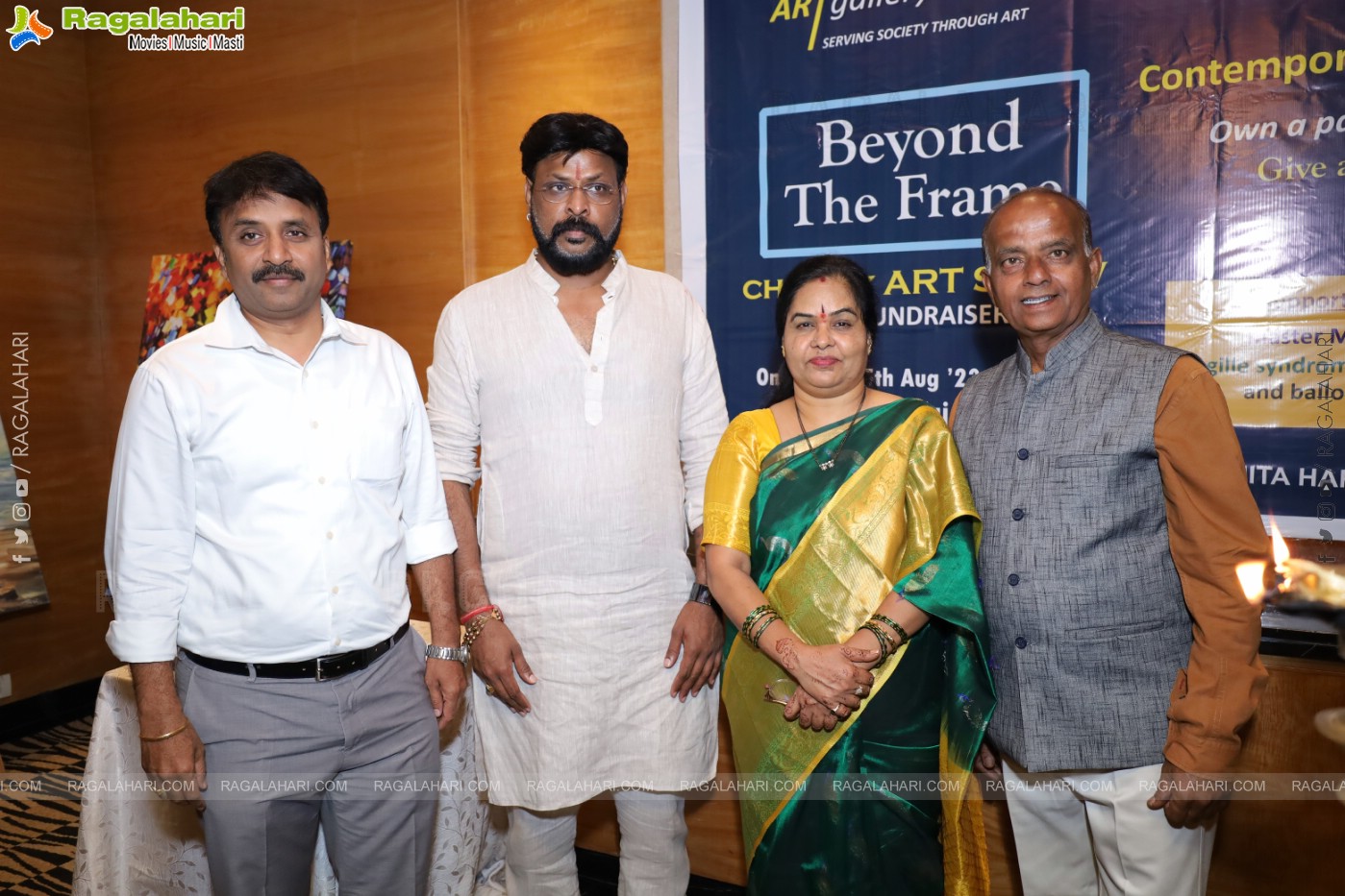 Inauguration of Charity Art Show Event at Taj Vivanta, Hyderabad