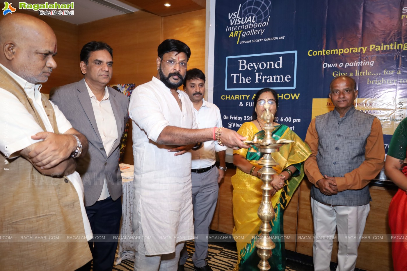 Inauguration of Charity Art Show Event at Taj Vivanta, Hyderabad