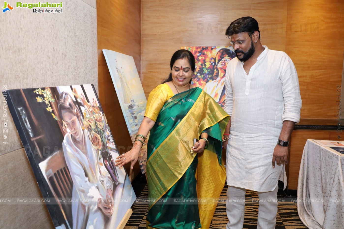 Inauguration of Charity Art Show Event at Taj Vivanta, Hyderabad