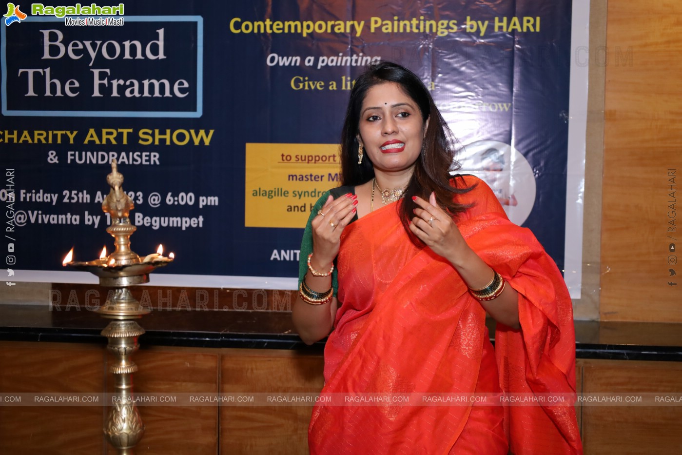 Inauguration of Charity Art Show Event at Taj Vivanta, Hyderabad