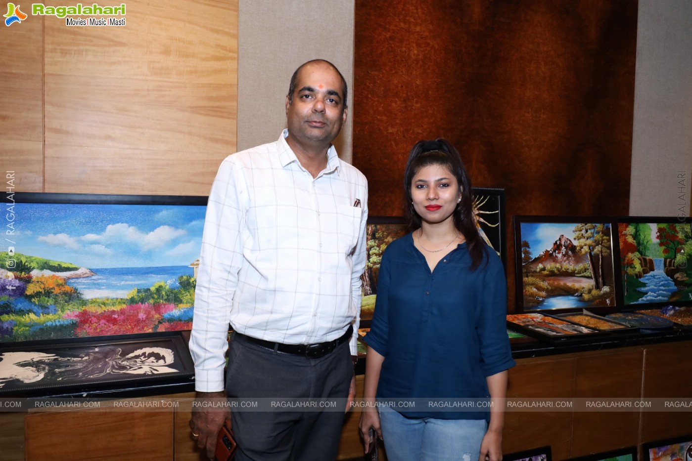 Inauguration of Charity Exhibition Paintings at Taj Vivanta