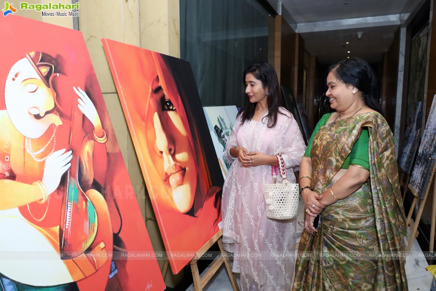 Inauguration of Charity Exhibition Paintings at Taj Vivanta