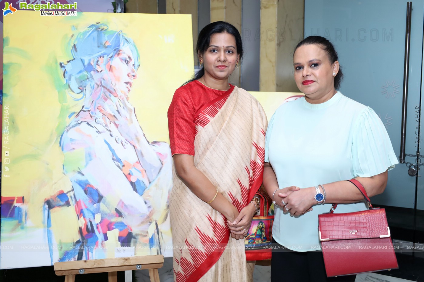 Inauguration of Charity Exhibition Paintings at Taj Vivanta