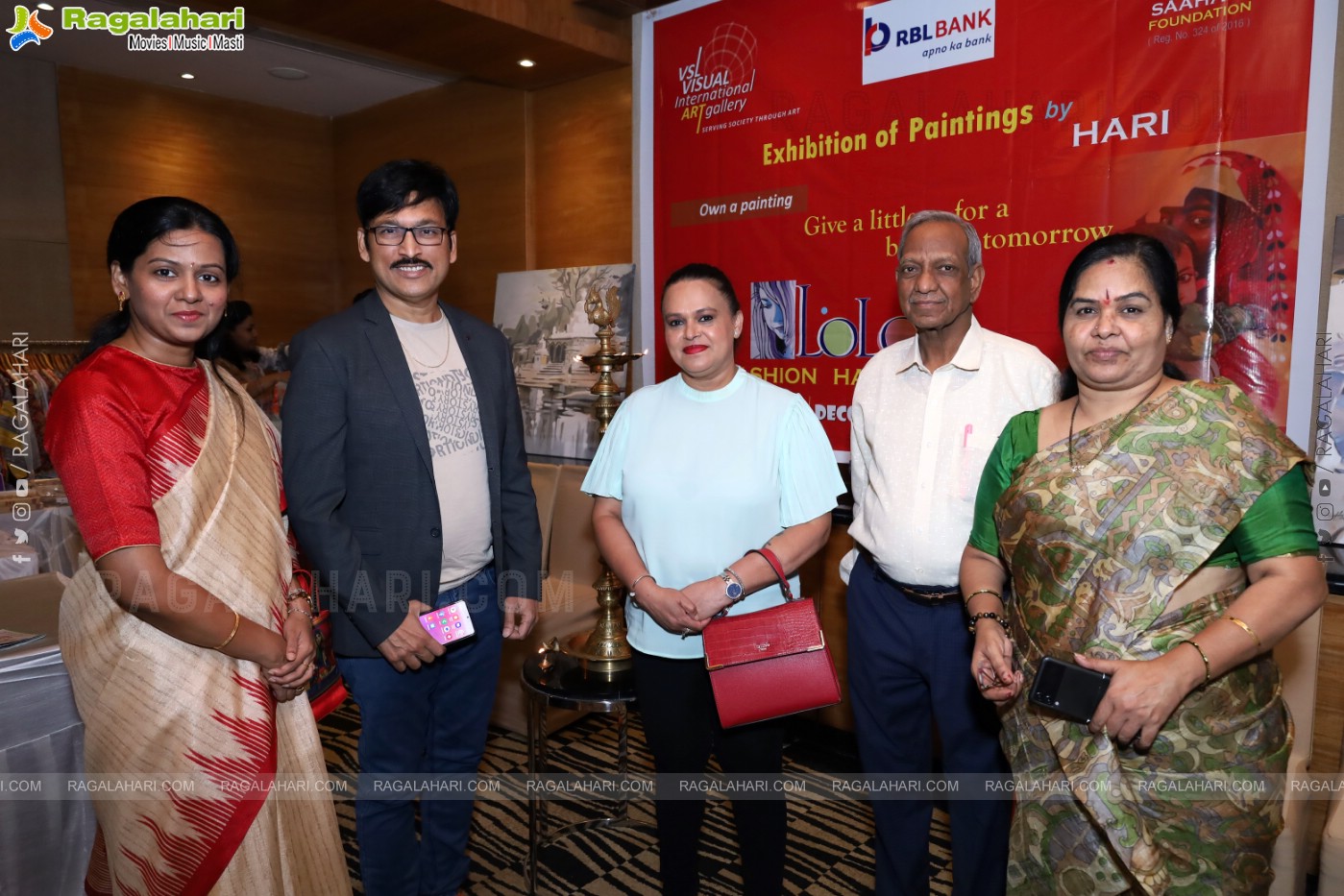 Inauguration of Charity Exhibition Paintings at Taj Vivanta