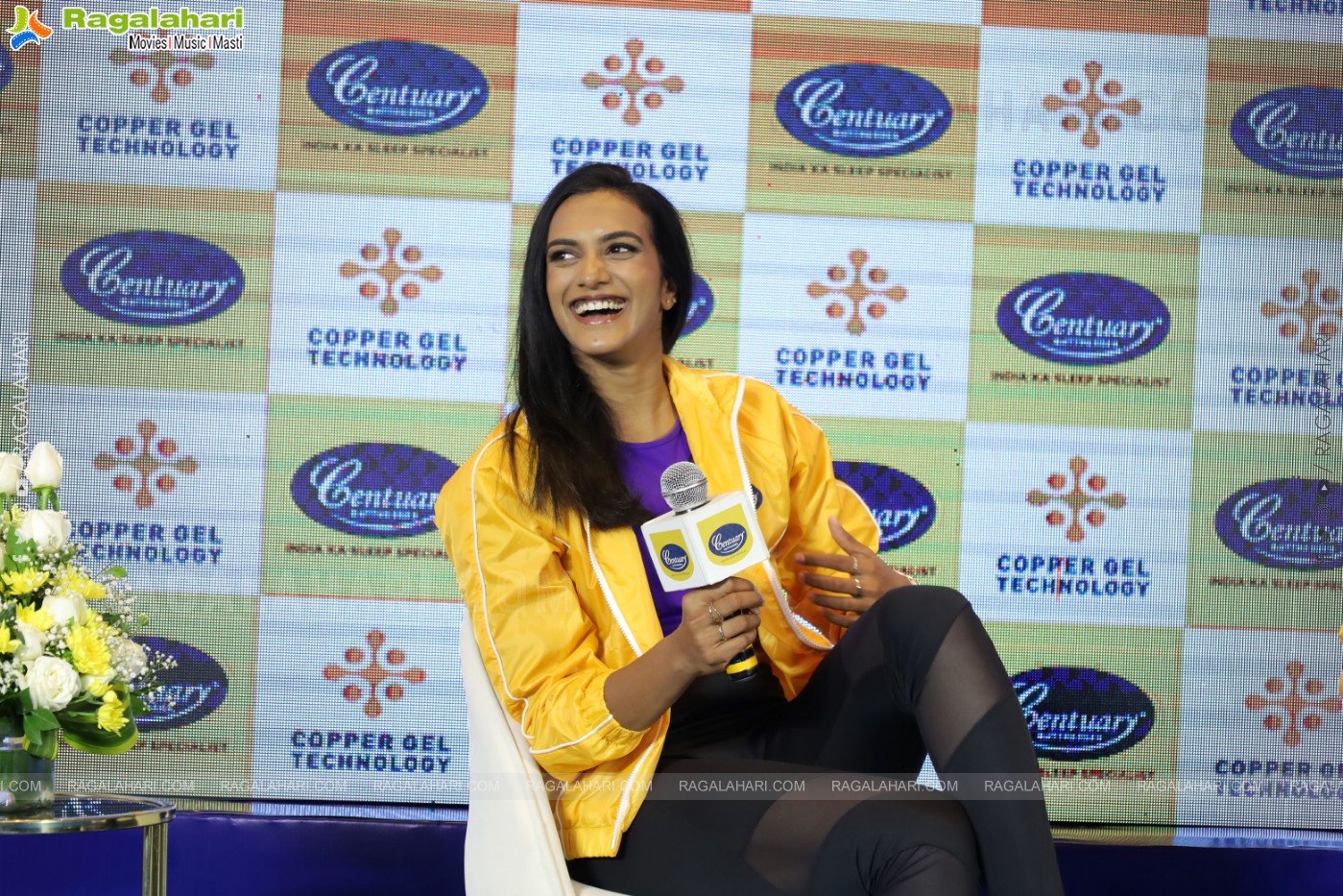 PV Sindhu as Brand Ambassador for Centuary Mattresses Announcement Event