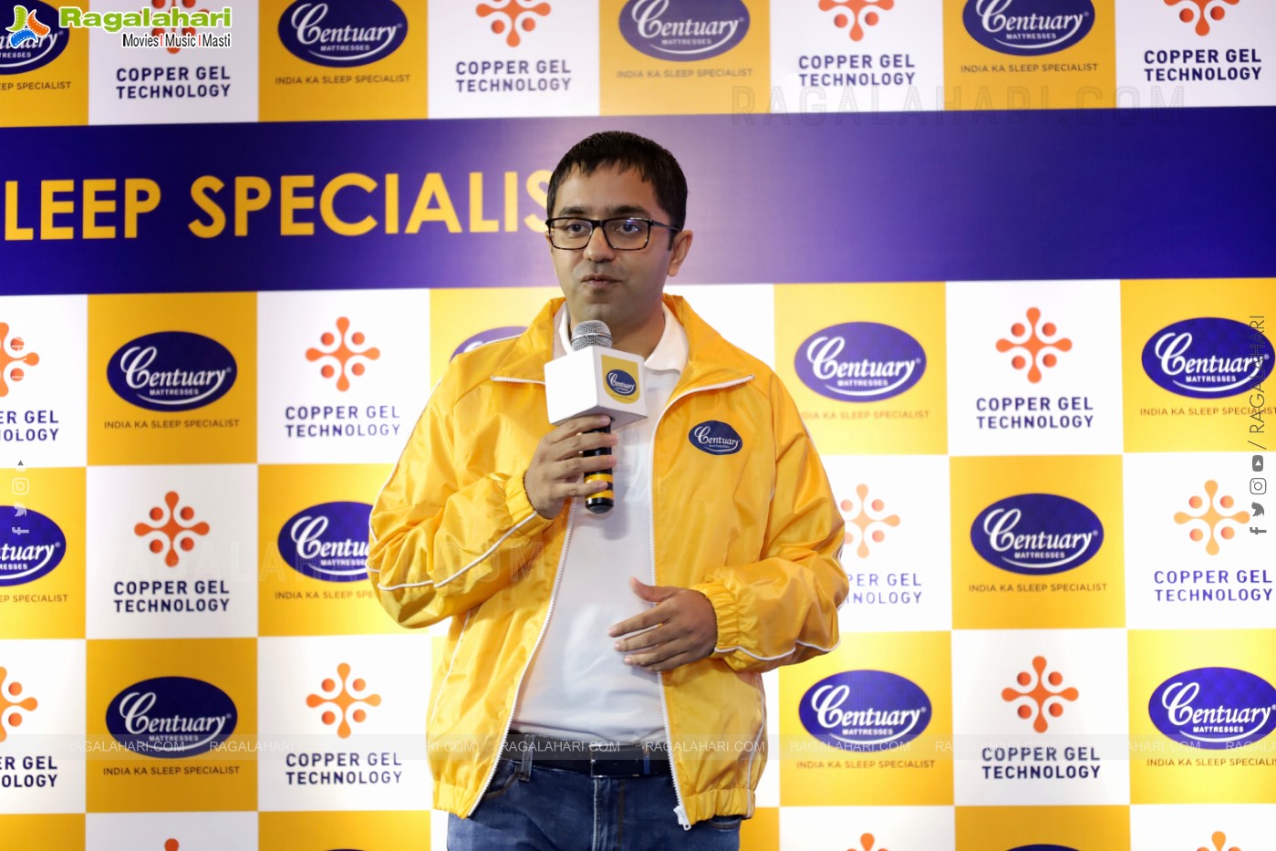 PV Sindhu as Brand Ambassador for Centuary Mattresses Announcement Event