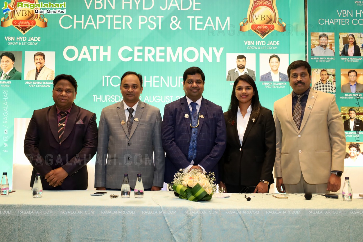 VBN Hyderabad Jade Chapter PST and Team Oath Ceremony, ITC Kohenur