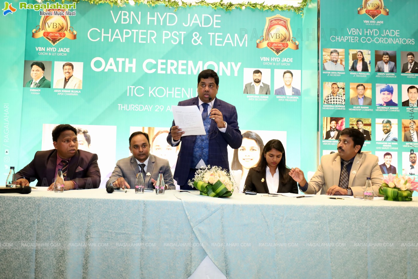 VBN Hyderabad Jade Chapter PST and Team Oath Ceremony, ITC Kohenur