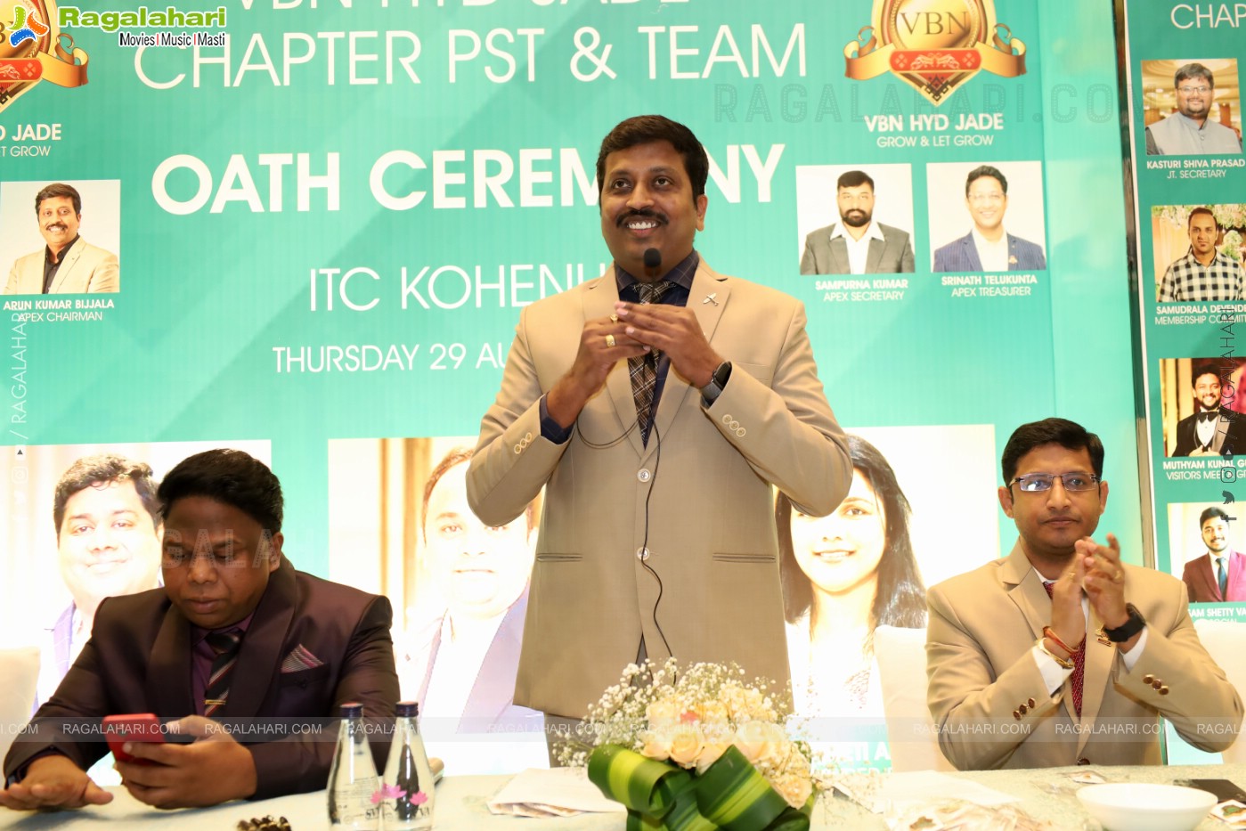 VBN Hyderabad Jade Chapter PST and Team Oath Ceremony, ITC Kohenur