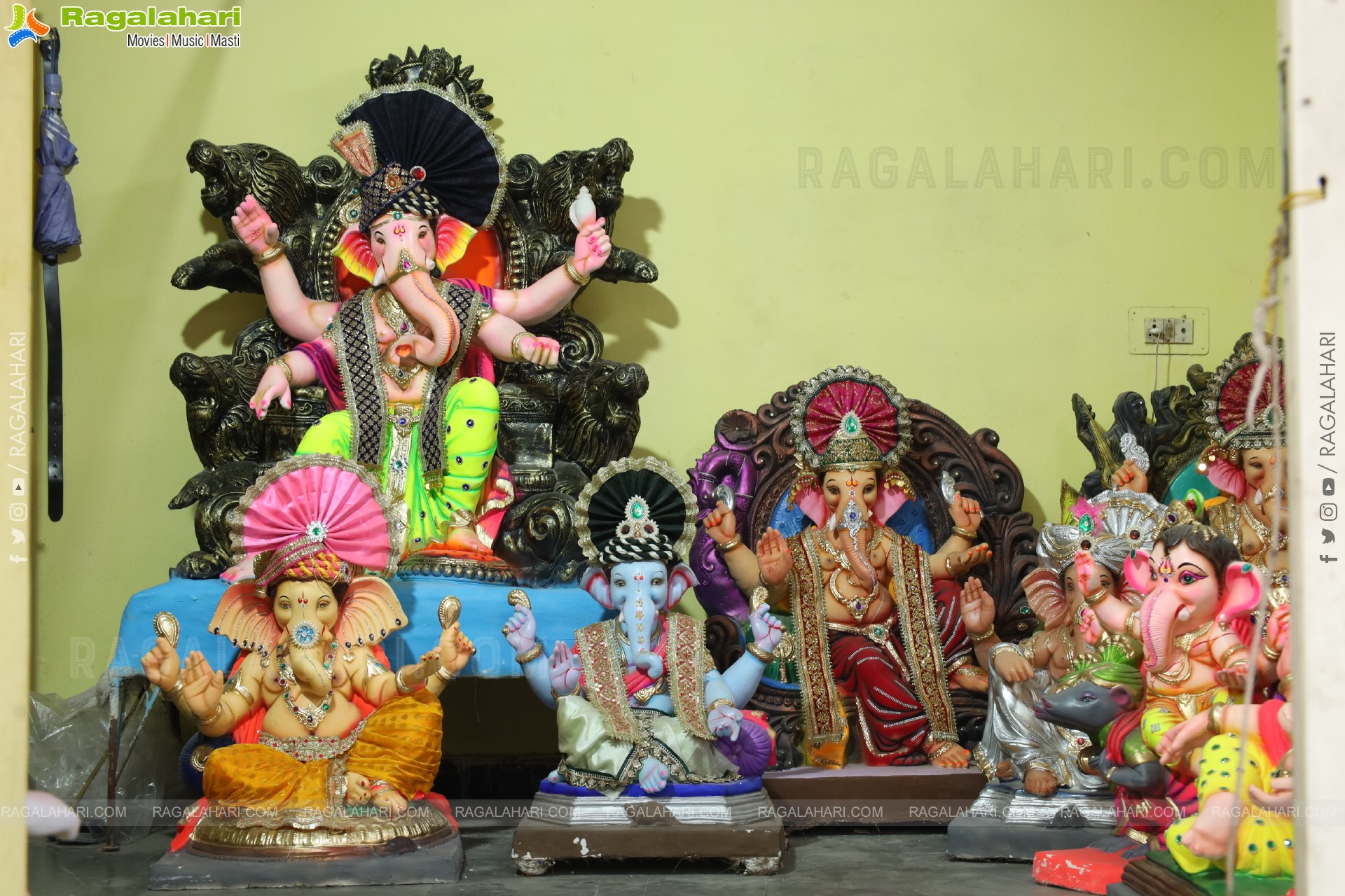 Hyderabad's Ganesh Festival Idols 2025