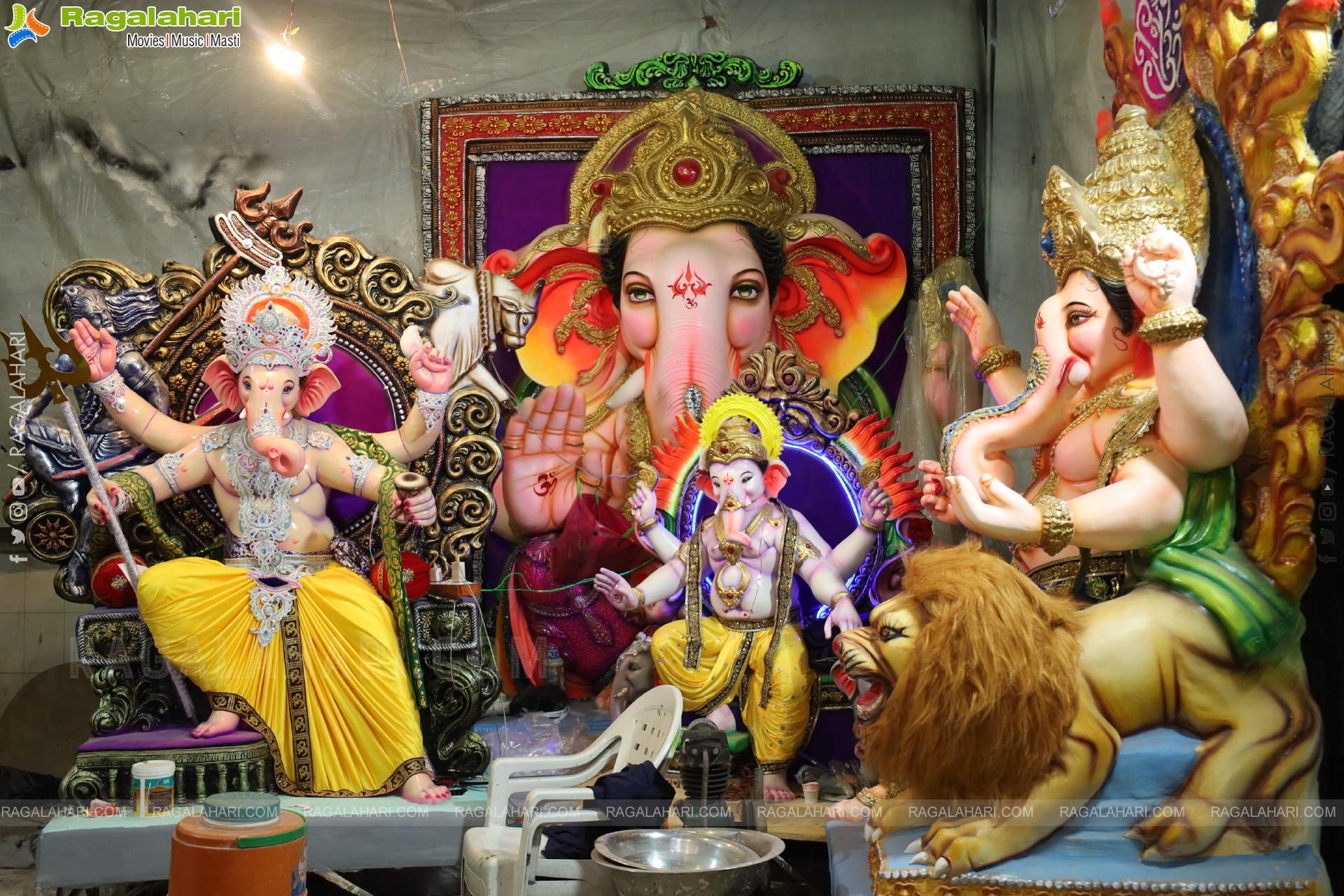 Hyderabad's Ganesh Festival Idols 2025