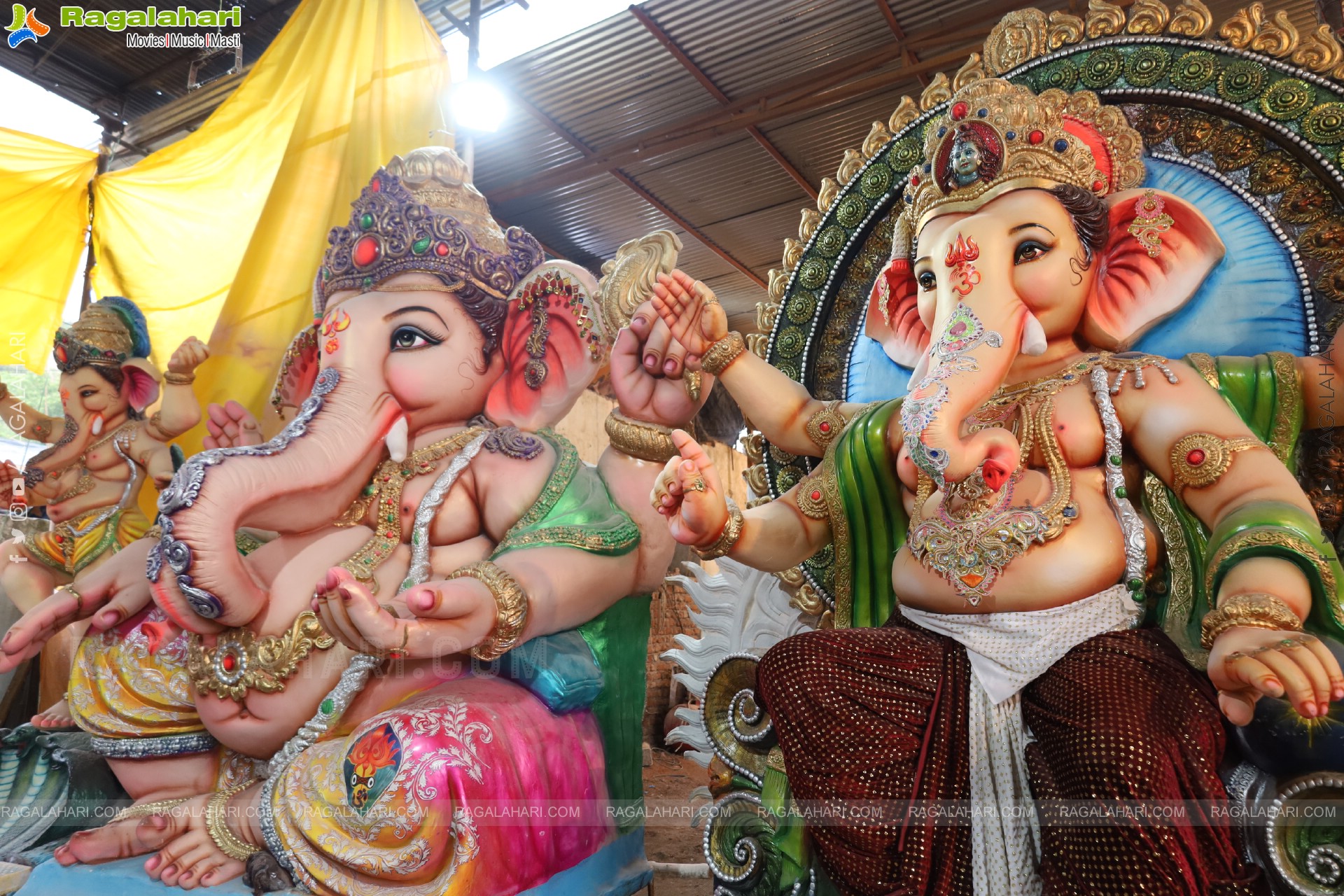Hyderabad's Ganesh Festival Idols 2025