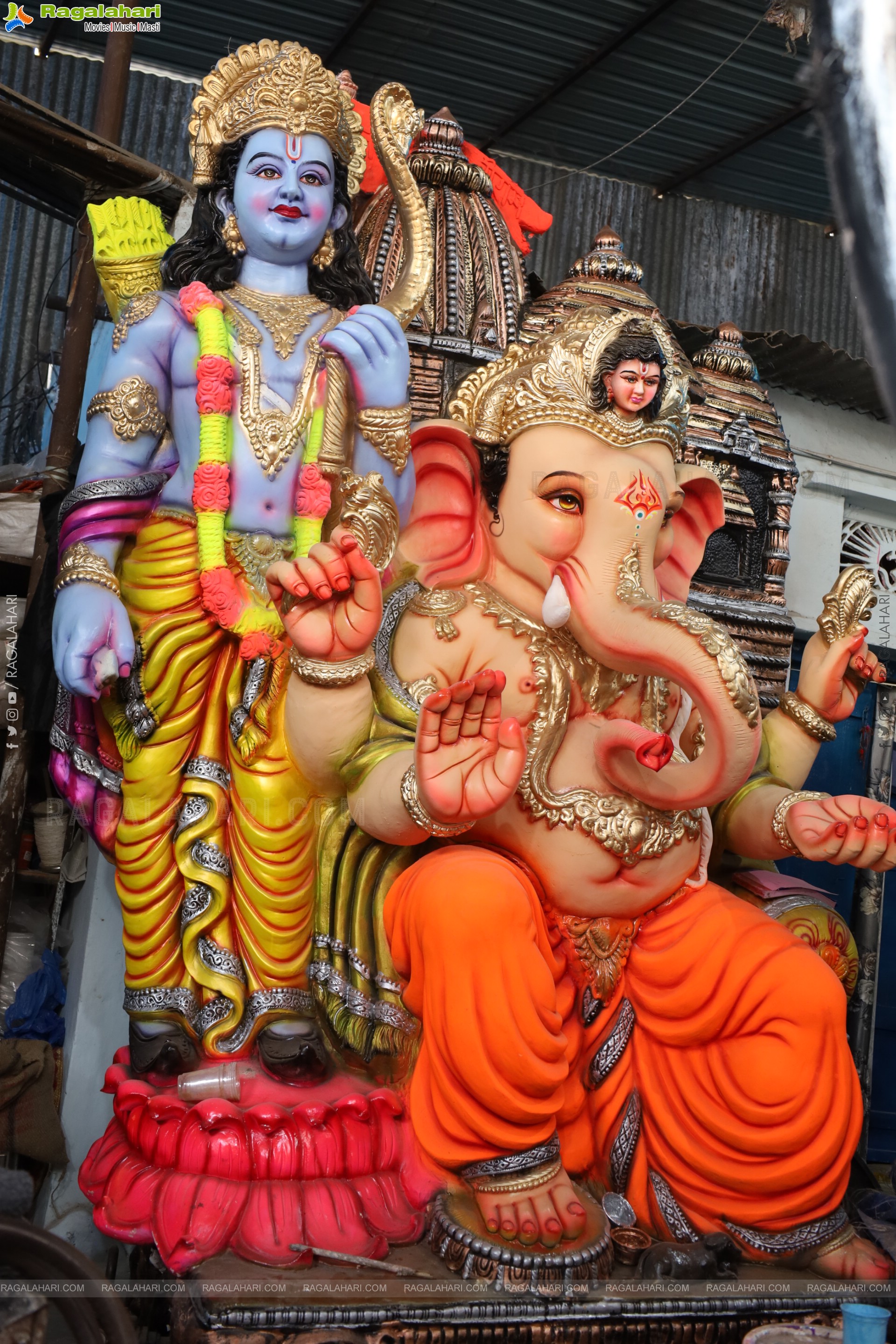 Hyderabad's Ganesh Festival Idols 2025