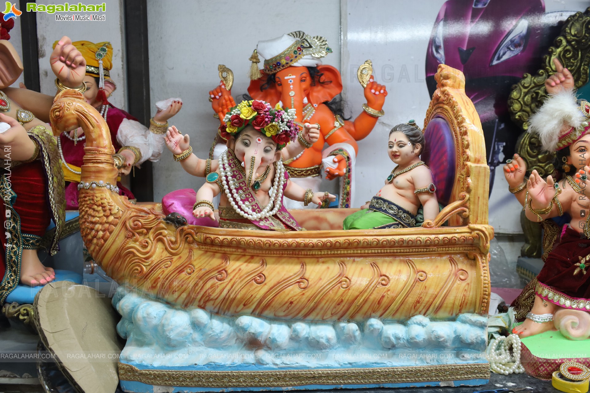 Hyderabad's Ganesh Festival Idols 2025