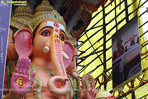 Khairatabad Ganesh 2025 as Vishwashanti Maha Shakti Ganapati