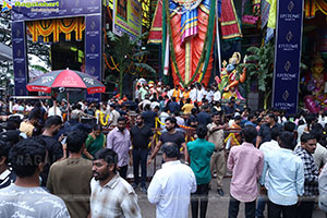 Khairatabad Ganesh 2025 as Vishwashanti Maha Shakti Ganapati