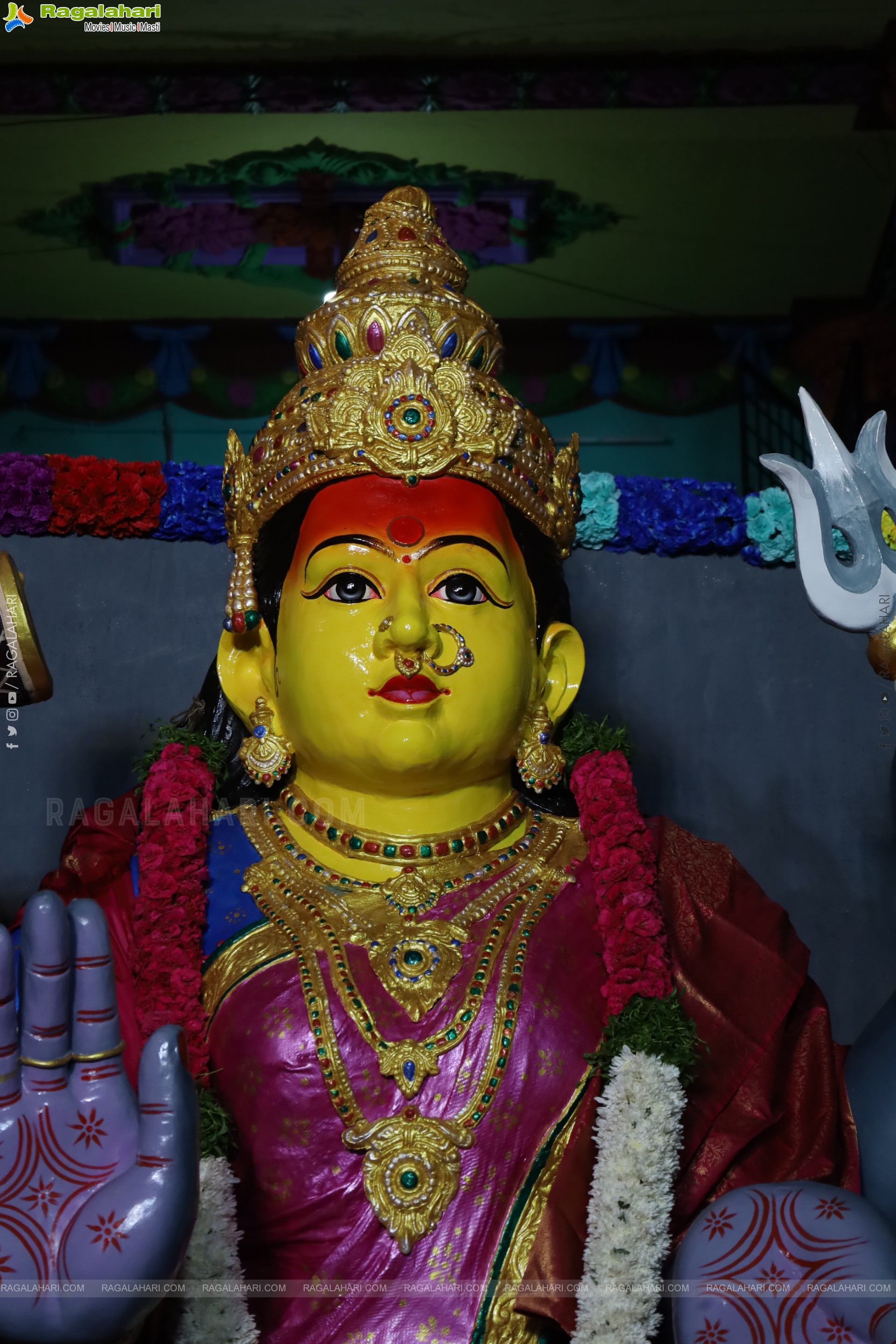 Khairatabad Ganesh 2025 as Vishwashanti Maha Shakti Ganapati - 69 feet Tall Idol