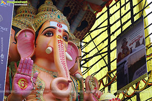 Khairatabad Ganesh 2025 as Vishwashanti Maha Shakti Ganapati