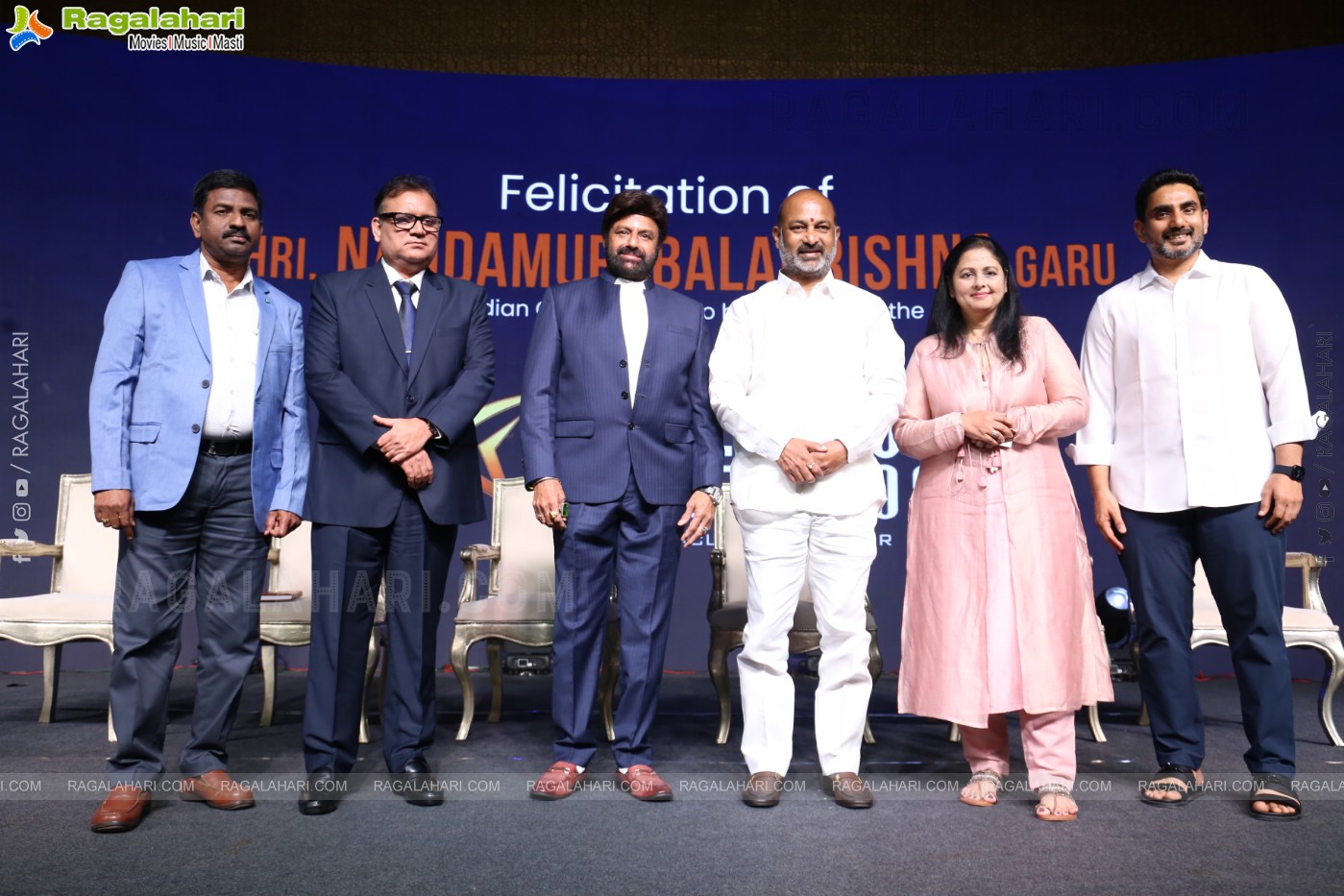Felicitation of NBK by World Book of Records Event