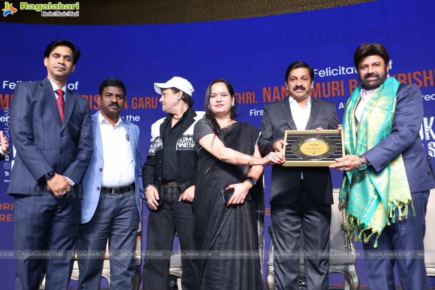Felicitation of NBK by World Book of Records Event