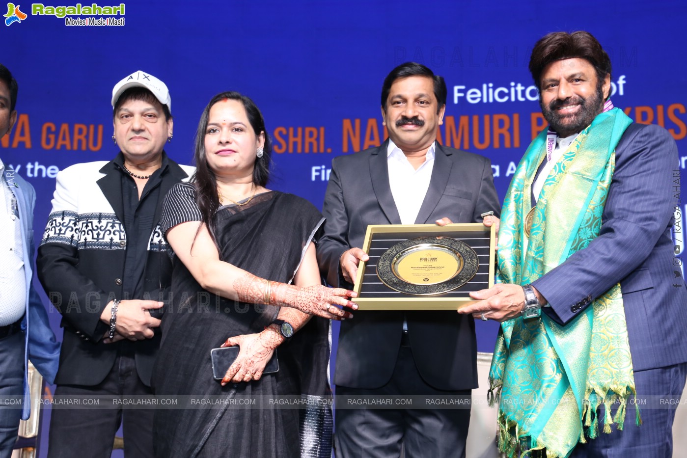 Felicitation of NBK by World Book of Records Event