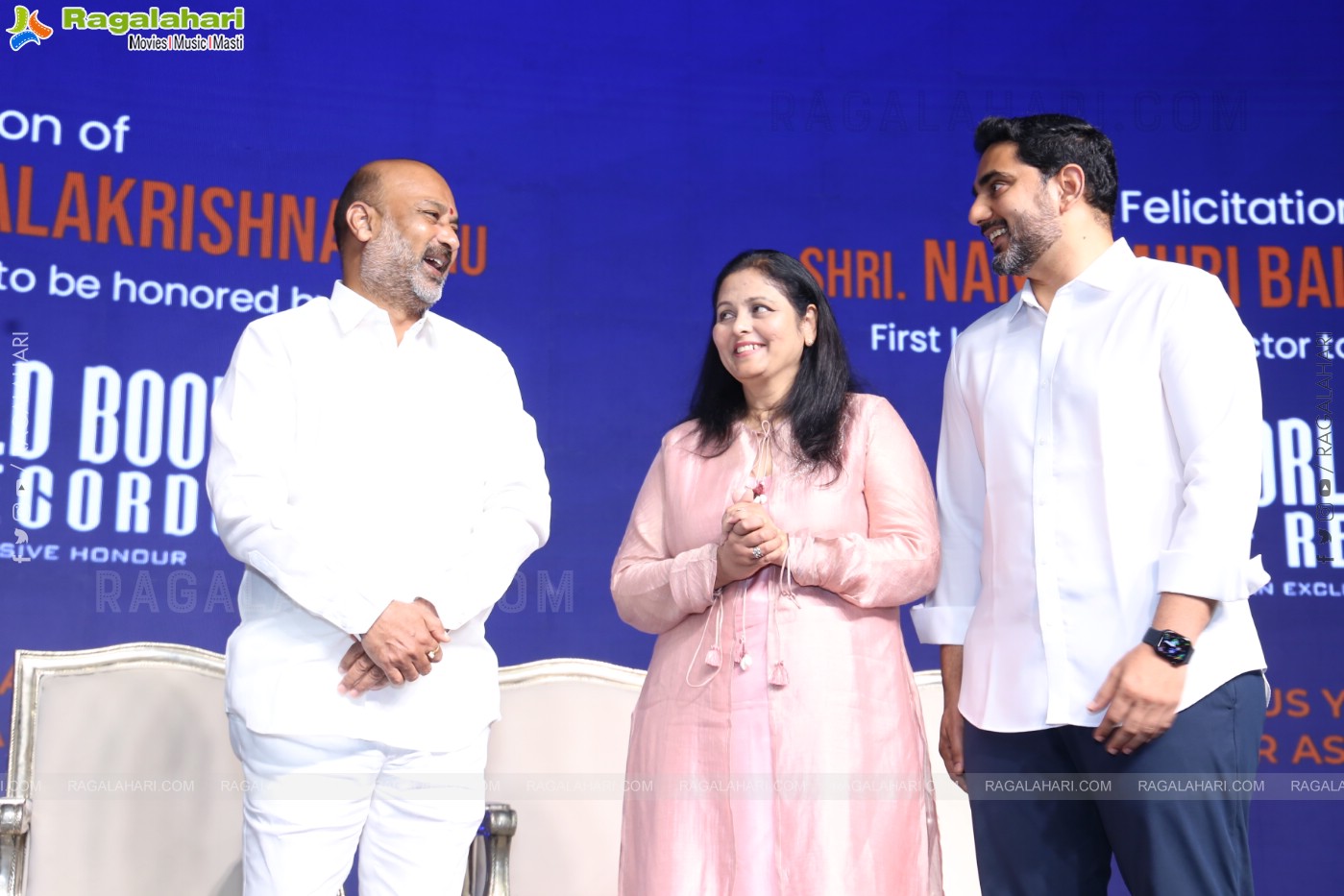 Felicitation of NBK by World Book of Records Event