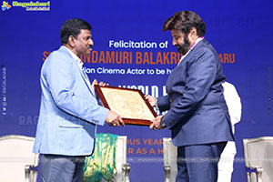 Felicitation of NBK by World Book of Records