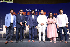 Felicitation of NBK by World Book of Records