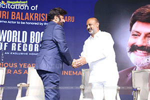 Felicitation of NBK by World Book of Records