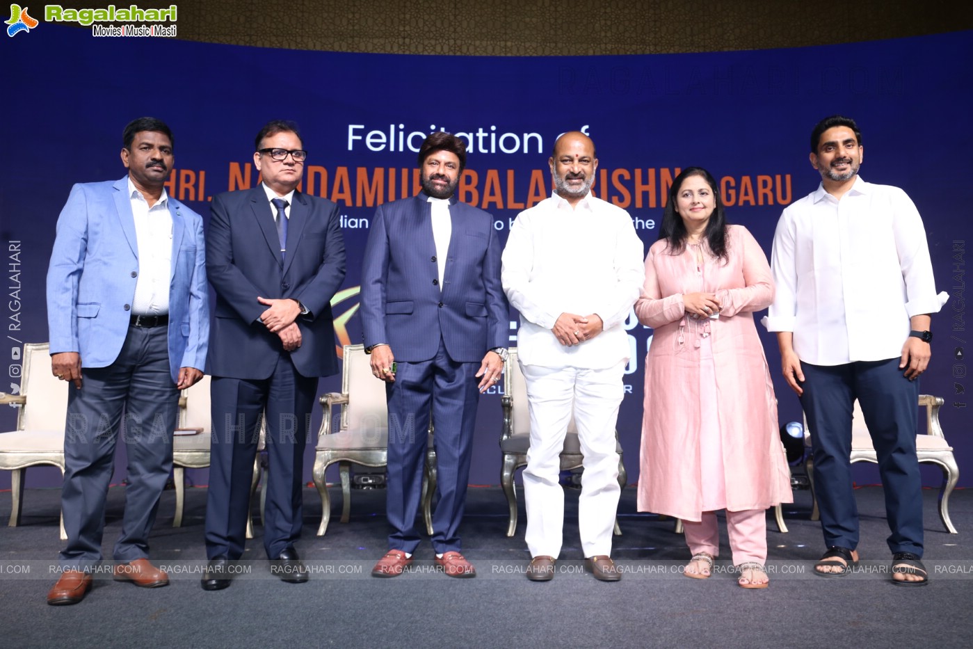 Felicitation of NBK by World Book of Records Event