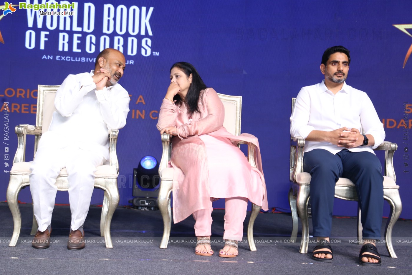 Felicitation of NBK by World Book of Records Event