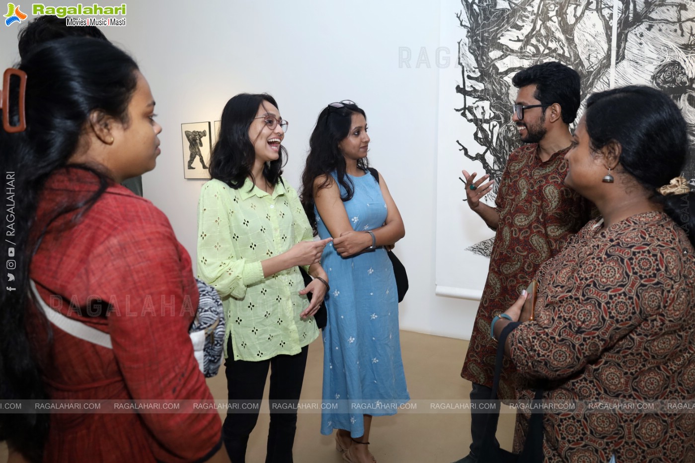 Triloka - An Exhibition Of Artworks at Shrishti Art Gallery, Hyderabad