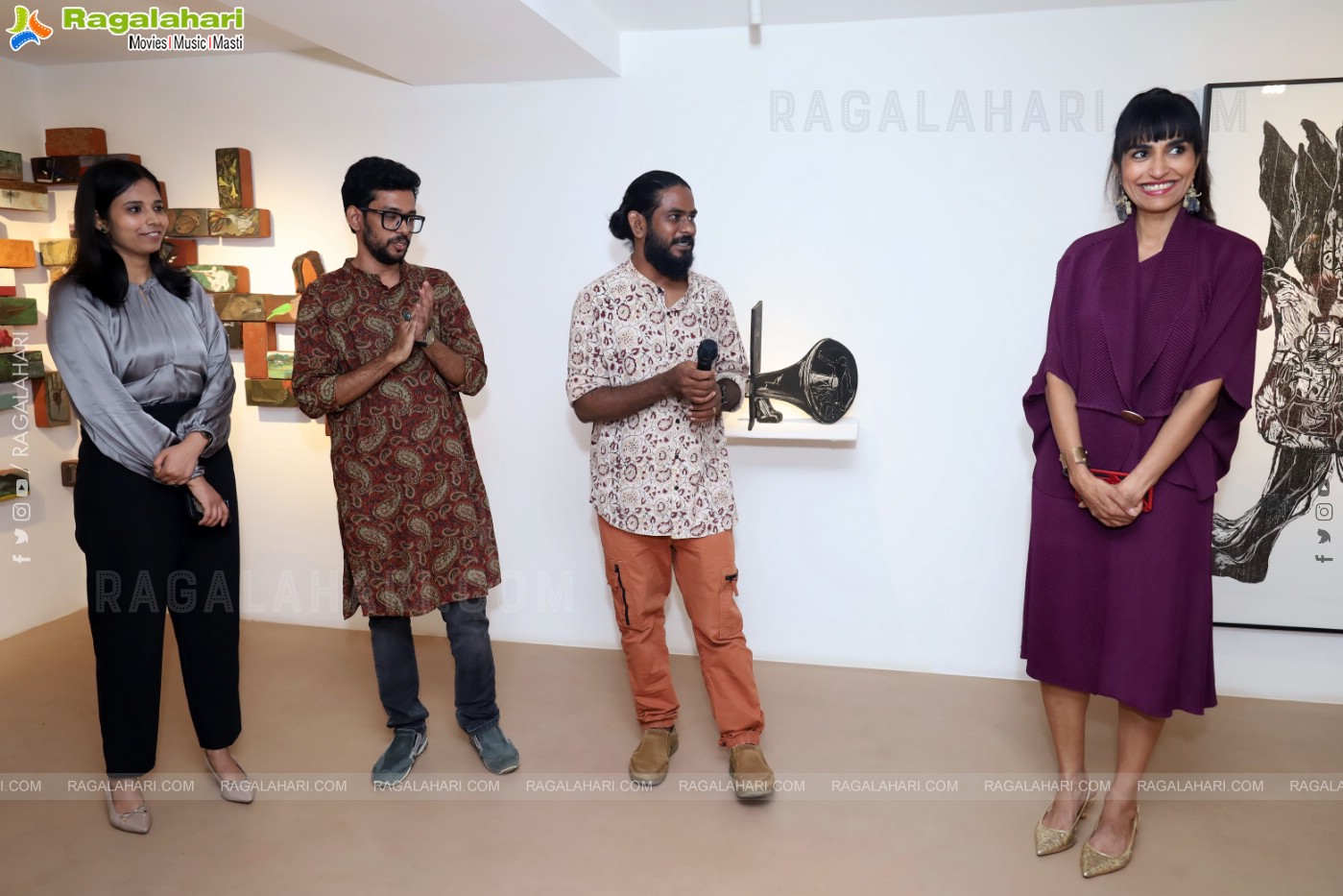Triloka - An Exhibition Of Artworks at Shrishti Art Gallery, Hyderabad