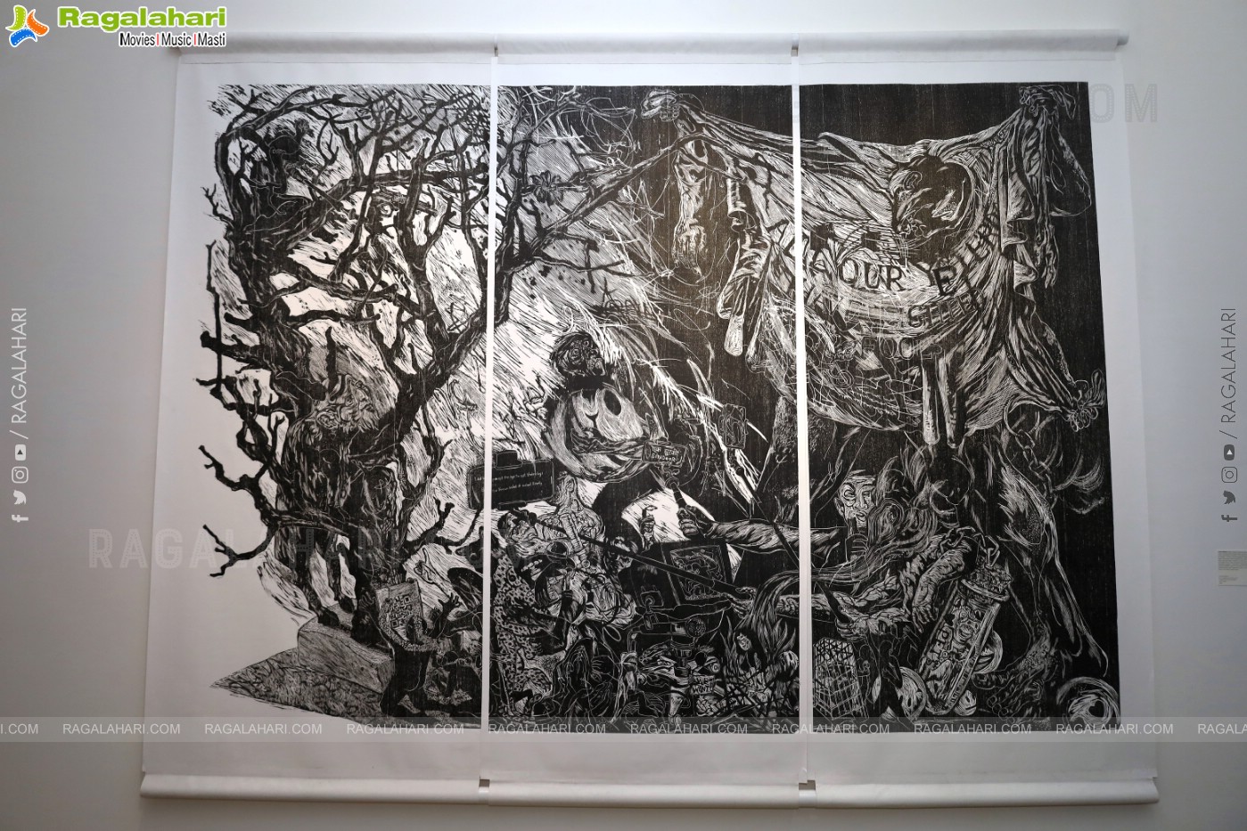 Triloka - An Exhibition Of Artworks at Shrishti Art Gallery, Hyderabad