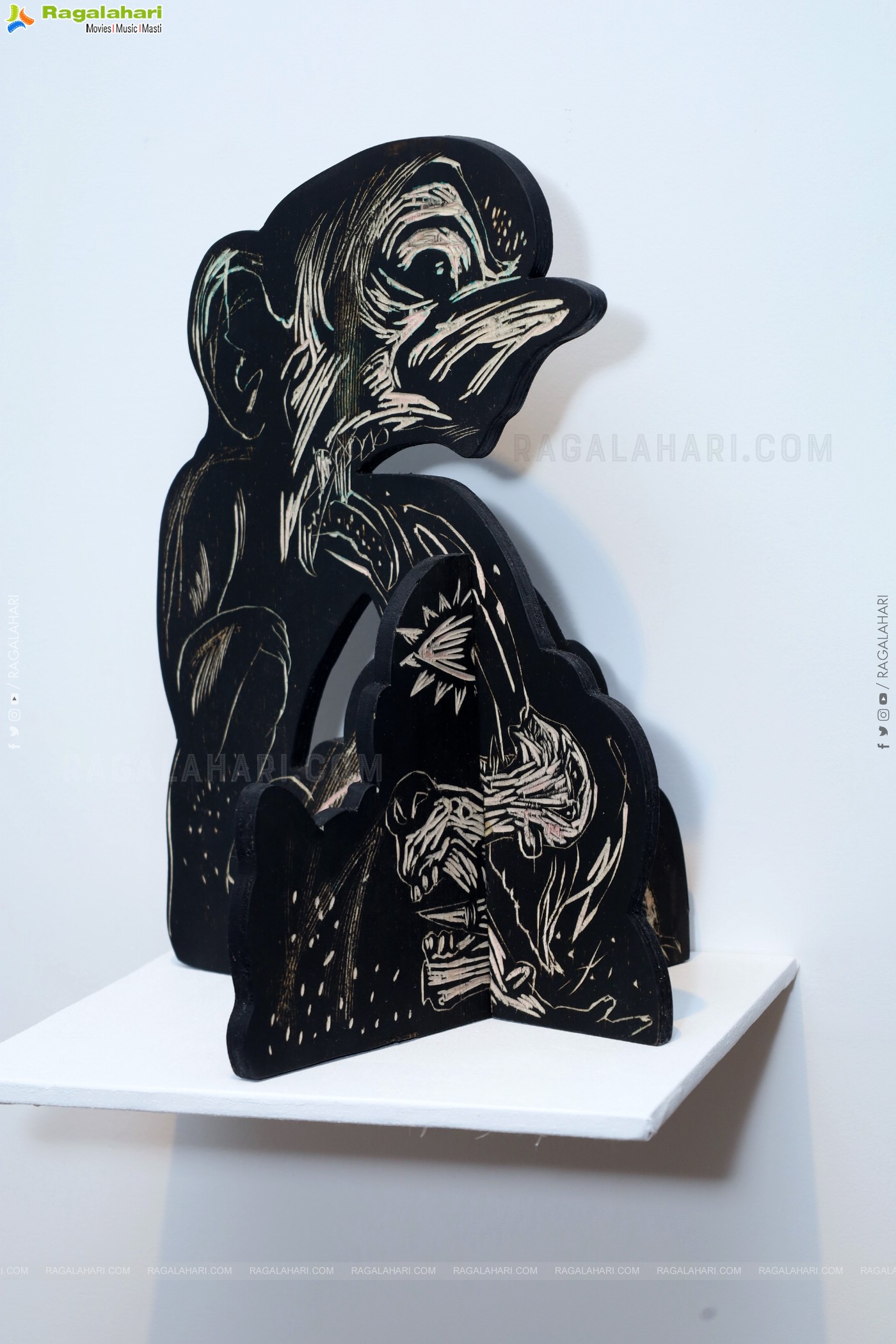Triloka - An Exhibition Of Artworks at Shrishti Art Gallery, Hyderabad