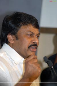 Chiranjeevi's first press meet as a Politician 